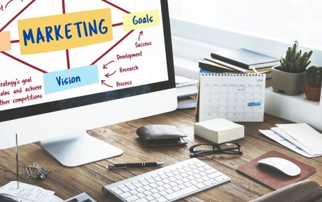 Marketing Branding Planning Vision Goals Concept